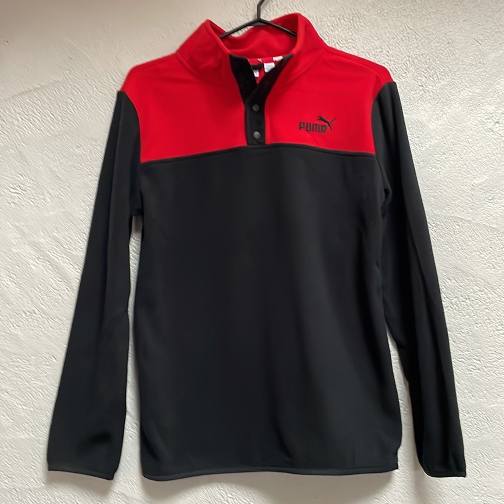 Puma - kids half button up sweater